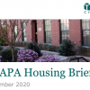 CHAPA September 2020 Housing Briefs