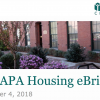 CHAPA Housing Briefs October 4, 2018