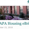 CHAPA Housing Briefs - November 15, 2018