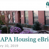CHAPA Housing eBriefs January 10, 2019