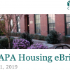 CHAPA's April 2019 Housing Briefs