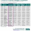 FY2020 Senate Budget for CHAPA Priorities