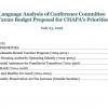 Details on language changes for CHAPA’s budget priorities as made in the Conference Committee FY2020 budget