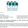 CHAPA Letter for Rental Assistance Investments to Legislature